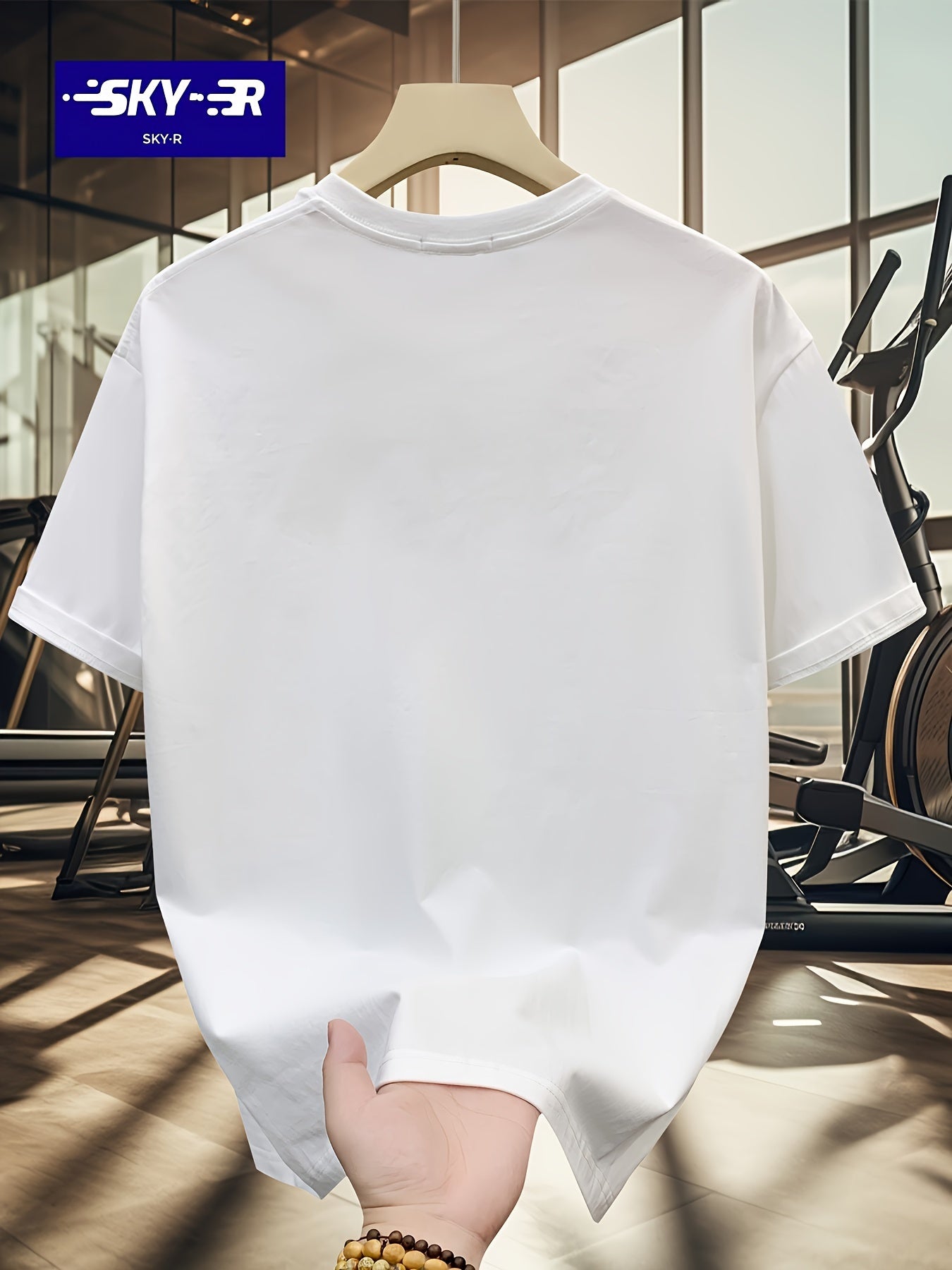 Men's 100% Cotton Loose Cat Graphic Print T-shirt, Short Sleeve Crew Neck Tee, Men's Clothing For Summer Outdoor