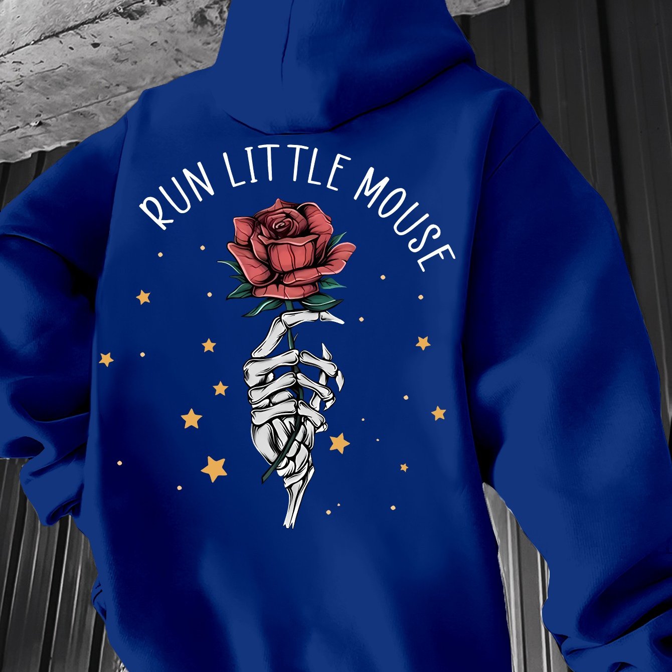 Men's Casual Hoodie with Geometric Print - Drawstring, Kangaroo Pocket Pullover Sweatshirt for Spring/Fall
