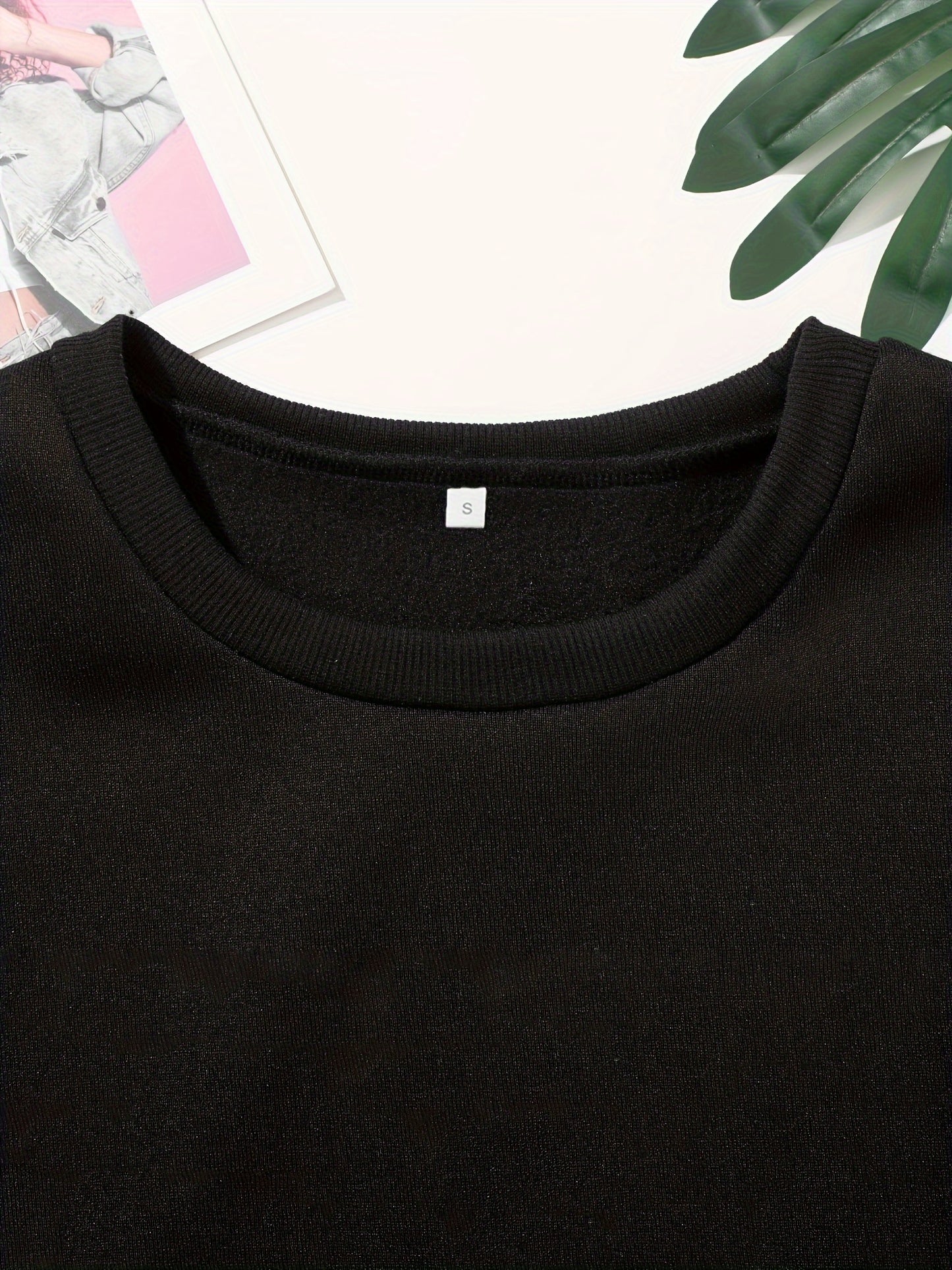 MILANO Print Pullover Sweatshirt, Casual Long Sleeve Crew Neck Sweatshirt For Fall & Winter, Women's Clothing
