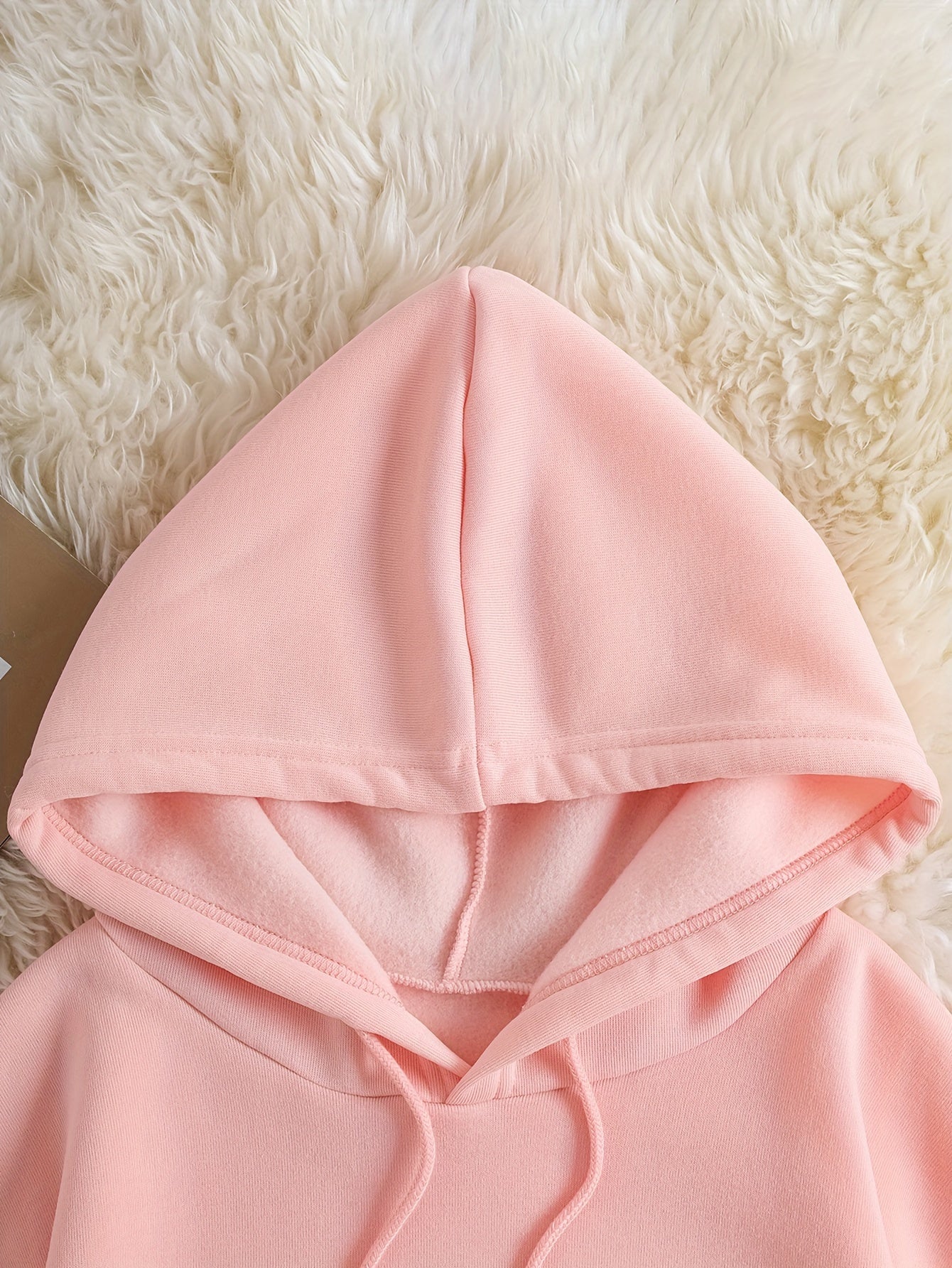Cozy Comfort] Women's Casual Polyester Hoodie with Geometric Tequila Print, 100% Polyester Knit Fabric, Hooded Pullover with Pocket, Fall/Winter Fashion Sweatshirt, Sweater Hoodie