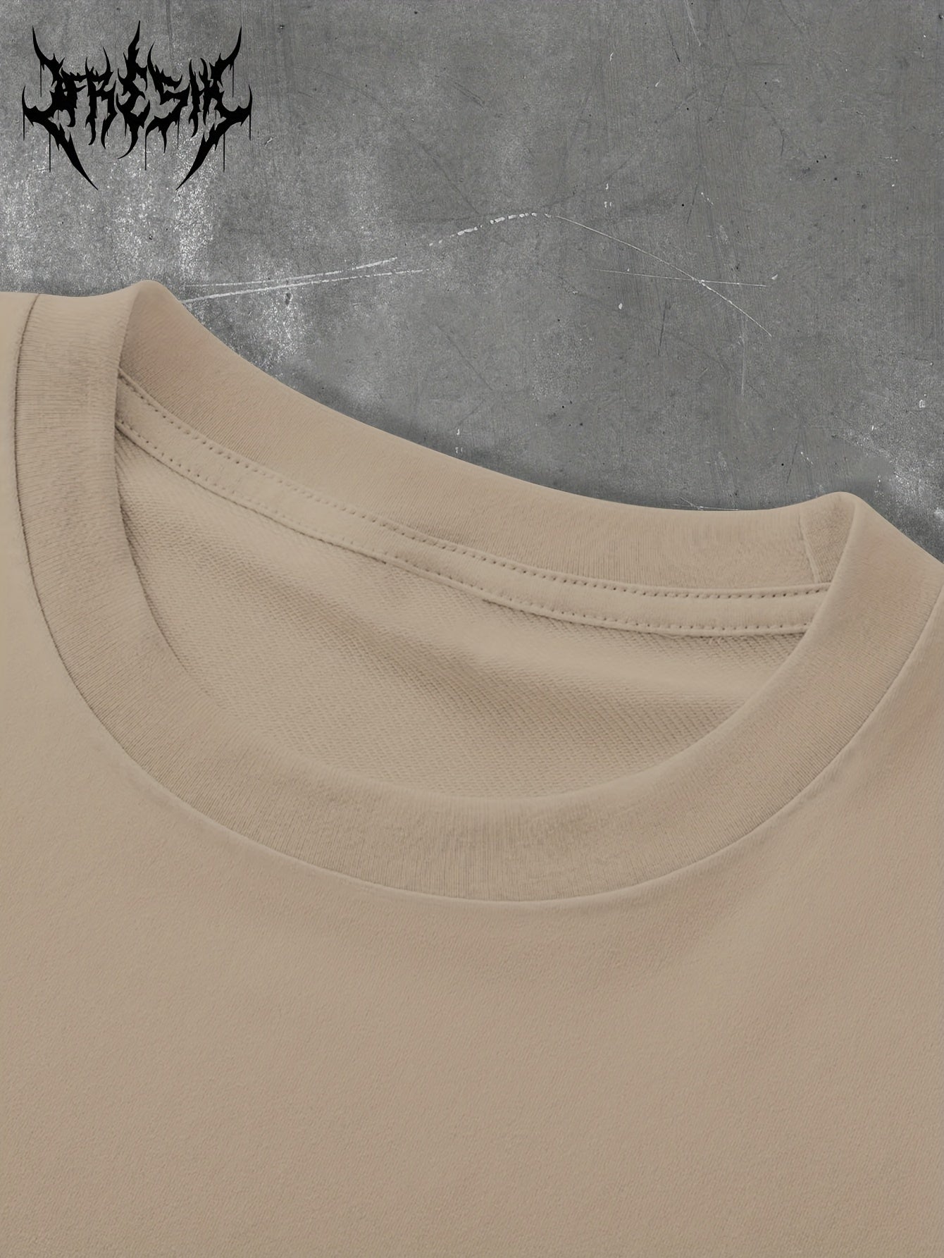 Men'S Casual Letter Print T-Shirt, Polyester, Stretch Fabric, Round Neck, Summer Style, Adult Sizes, H Fit, Knit Construction